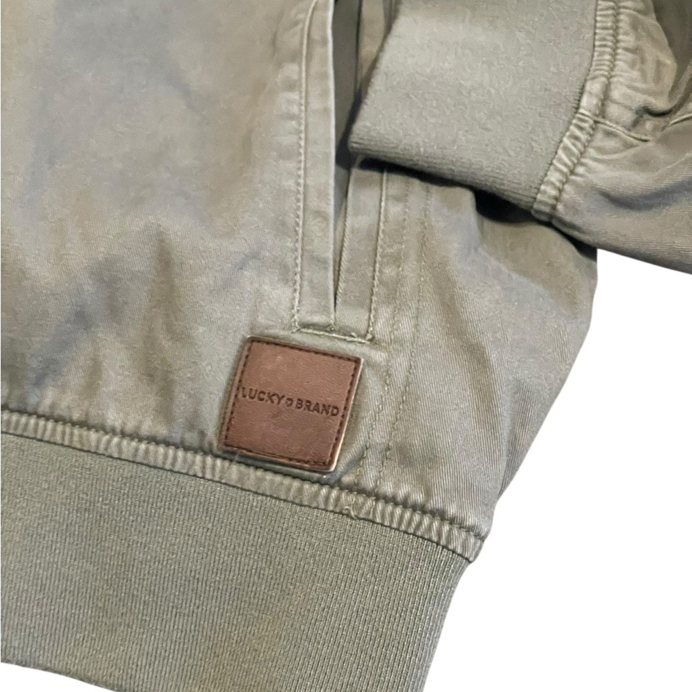 Lucky Brand Men’s Green Bomber Jacket Size: Medium - Picture 11 of 11